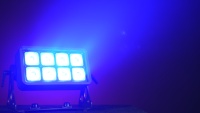 Projecteur PAR matriciel sans fil DMX étanche à piles 6-en-1 haute luminosité 12W pour extérieur, lot de 8