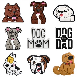 Nouvel Arrivage, Vente Chaude : Breloques pour chaussures à motif chien, motifs <span class=keywords><strong>de</strong></span> famille et <span class=keywords><strong>de</strong></span> dessins animés, type pins pour sabots, incluant Breloques Chien Mon, Chien Papa, pour accessoires <span class=keywords><strong>de</strong></span> sabots - Product Image 2