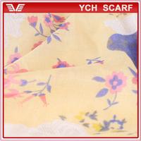 Écharpe longue en soie avec pompon pour femme, châle de plage, grand, cou en soie, nouvelle collection printemps et été