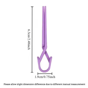 5/10pcs Nail Clip Shaping Clip Paint Spill-proof Mixed Color Nail Painting Protection Clip To Prevent Paint Leakage Nail <b>Tools</b> - Product Image 4