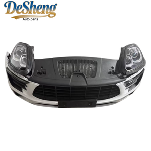 Matériaux épais, pour Porsche Macan 95B, ensemble complet de la partie avant, pare-chocs, phares LED, calandre, ailes, radiateur, volets de calandre ; en promotion, prix bas - Product Image 3