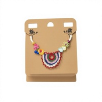 Colliers faits main en coton DAFNI Modèle 8 BIG PAZAR, style floral folklorique, pour diverses occasions