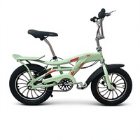 Vélo de montagne pour enfants de 16 pouces, cadre en acier et aluminium, vitesse unique, coloré, pour filles et garçons