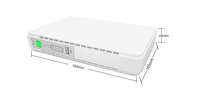 Mini UPS 8800mAh DC 12V Alimentation de secours pour routeur WiFi, modem, caméra IP CCTV, ONU, ONT, batterie externe DC UPS