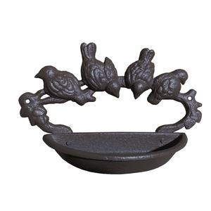 Mangeoires d'oiseaux montées sur le pont pour décoration de jardin extérieur Bain d'oiseaux Mangeoire à oiseaux en métal pour garde-corps de pont - Product Image 6