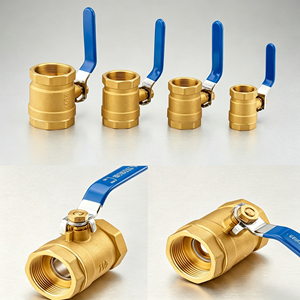 1PC Vanne à boisseau sphérique SS304, filetage NPT/BSP femelle, passage pleine largeur, pour eau, gaz, huile, avec levier d'arrêt, résistante à la corrosion, durable - Product Image 4