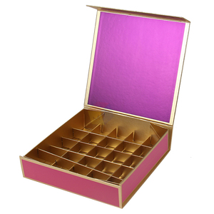Candy Customize Luxury Gold Paper Divider Cardboard Magnetic Foldable Candy Chocolate Packaging Boxes For Sweets