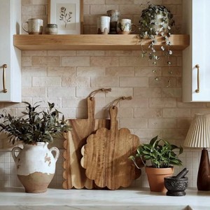 Planche à découper en bois d'acacia rectangulaire multifonctionnelle pour fromage, steak, fruits, portable, utilisation en extérieur - Product Image 2