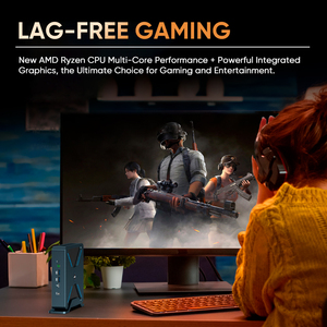 Sibolan AMD r yzen <span class=keywords><strong>7</strong></span> 7840u 8-core CPU DDR5 16GB Bộ nhớ 2TB SSD văn phòng chuyên nghiệp nhỏ bỏ túi máy tính để bàn máy tính mini - Product Image 3