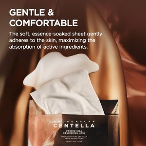 Maschera nutriente SKIN1004 Madagascar Centella Probio Cica 22ml per il viso, per il supporto della barriera cutanea e l'idratazione profonda - Product Image 6