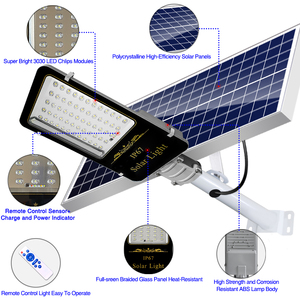 Modulare industriale tutto in due lampioni solari <span class=keywords><strong>lampade</strong></span> a Led a <span class=keywords><strong>energia</strong></span> <span class=keywords><strong>solare</strong></span> strada lampada decorativa impermeabile per il prezzo esterno - Product Image 2