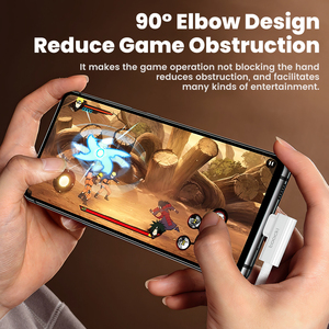 Toocki 90 Độ Thiết Kế Trò Chơi USB C Cáp 6A 100W Nhanh Chóng Sạc Cáp Dữ Liệu Với Nylon Áo Khoác Chất Lượng Tốt Cho Máy Ảnh Máy Tính - Product Image 4