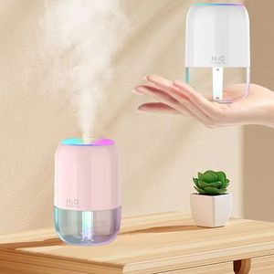 Humidificador Ultrasónico Eléctrico Elegante con Aromaterapia, Construcción de Plástico para Uso en Auto y Hogar - Product Image 4