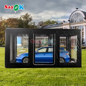 Outdoor Verfcabine Opblaasbare Auto Spuitcabine Voor Grote Opblaasbare Auto 'S Garage