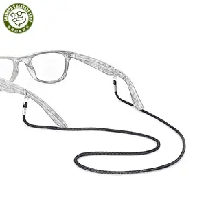 批发促销防滑眼镜配件黑色尼龙眼镜片支架配件灯带和链条太阳镜表带