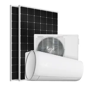 Climatiseur solaire hybride mural Inverter ACDC 9000 BTU 1 CV 0,75 tonne à économie d'énergie, pompe à chaleur/refroidissement pour bureau - Product Image 1
