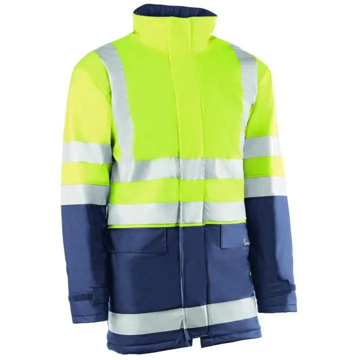 Jaune fluo/marine