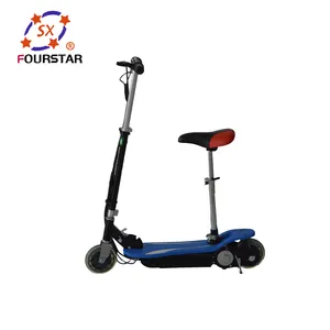 Fourstar 120w Foldable 12km/H Kid Electric Scooter With Light And Seat