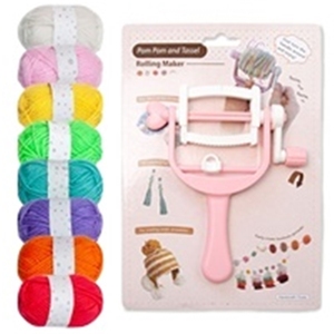 Mini Macchina per Lavoro a Maglia Fai-da-Te con Pompon e Nappine, Attrezzatura per Tessitura con Filati Colorati per Lavori a Maglia - Product Image 2