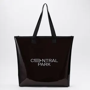 Bolso de compras de PVC personalizado con logotipo impreso