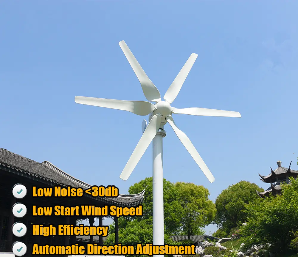 Poland Warehouse Renewable Energy Electricity 800W High Efficiency Windmill With Good Quality generador de turbina eolica