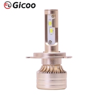 Phares LED F5 Canbus H4 H7 H11 10000LM 60W 6000K IP67 Étanche 12V Nouveau Aluminium Universel pour Voitures