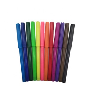 Ensemble de stylos à <span class=keywords><strong>aquarelle</strong></span> lavables non toxiques pour enfants |   Marqueurs d'art à pointe <span class=keywords><strong>feutre</strong></span> 12/24 couleurs |   Stylo de <span class=keywords><strong>dessin</strong></span> et de croquis éducatif - Product Image 2