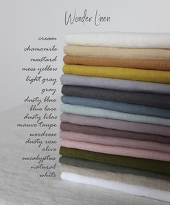 Natural Stonewashed Mustard Linen Pillowcase Soft Plaid Knitted Decorative Bedding Queen/King Size Beds Decorative <b>Throw</b> <b>Pillows</b> - Product Image 2