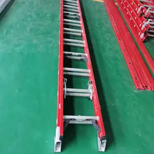 EN131 FRP Fiberglass Insulated Ladder and Scaffoldings, Industrial FRP extension Ladder