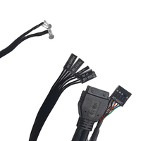 Carcasa de ordenador para PC, Panel frontal Dual USB3.0, Cable montado en el concentrador, placa base PCB, placa de circuito flexible, placa de extensión de reutilización