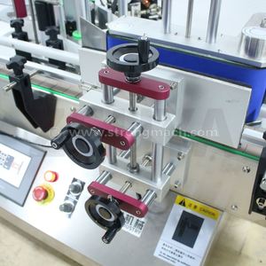 Machine d'étiquetage de bouteilles rondes entièrement automatique de bureau à grande vitesse, équipement d'étiquetage auto-adhésif pour sauce soja et vinaigre en plastique - Product Image 5