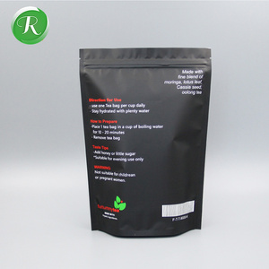 Ziplock saco de embalagens personalizadas, pacote de presente de plástico orgânico feito sob encomenda, matcha herbal de luxo de embalagem de papel de embalagem de chá solto - Product Image 4