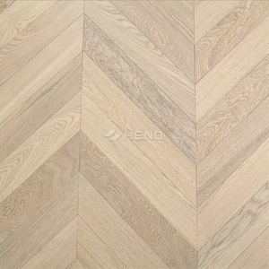 Suelos de Madera de Ingeniería de Diseño Moderno y Lujoso, Estilos Chevron y Espiga de Roble, Sistema de Click para Decoración de Interiores - Product Image 1