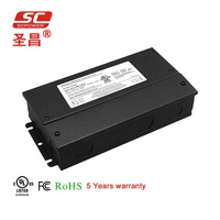 Caja de Conexiones Impermeable, Controlador de CC de 60w 12v 24v, Controlador LED Personalizado sin Parpadeo con Salida PWM