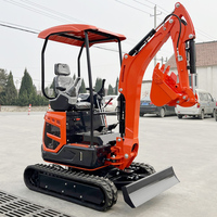 Ekskavator Mini 5 Ton CE Motor baru 5 t, penggali kecil harga murah