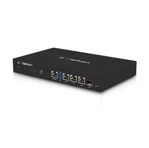 UBNT router berkabel Gigabit 4-port, akselerasi perangkat keras tingkat perusahaan ER-4 EdgeMAX