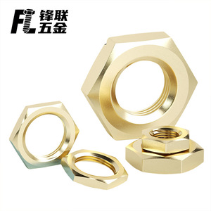 Écrou hexagonal en laiton Fenglian H59 GBT808 Grade A Niveau 4.8 pour l'industrie de la construction - Product Image 3