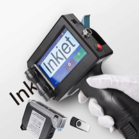 Impresora Portátil de Inyección de Tinta Inteligente, Mini Impresora de Etiquetas de Fecha de Caducidad de Gran Tamaño para Pequeñas Empresas