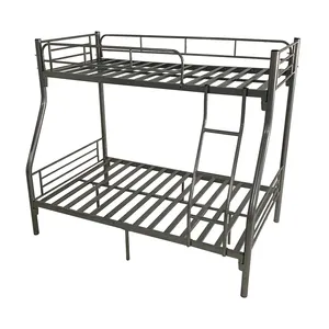 China Supplier Modern Designs Staff And Dormitory Use Metal Tube Loft Double Decker Bunk Bed