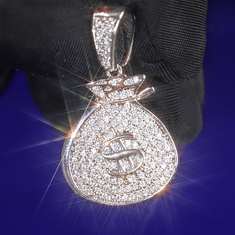 1inch money bag pendant