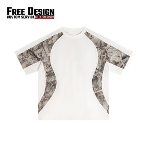 Streetwear Heat Transfer Printing Camouflage O-Neck <b>Patchwork</b> T-<b>Shirt</b> Casual Sports Quick-Dry Men's T-<b>Shirt</b> - Product Image 3