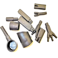 Manchons thermorétractables équivalents -25 avec pièces moulées à rebord, formes de moule, référence fabricant 202K121 202K132 202K142 202K153