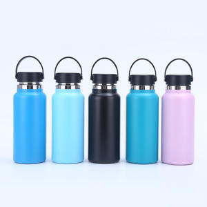 OEM 34oz <b>1L</b> Stainless Steel Insulated Vacuum Flask Reusable Ss Ceramic <b>Water</b> <b>Bottles</b> with Straw Lid - Product Image 1