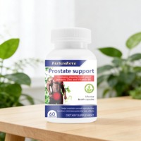 Capsules de soutien de la prostate avec extraits de plantes, zinc et vitamine B6 pour la santé reproductive et l'immunité des hommes adultes (60 capsules)