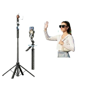 <span class=keywords><strong>ขา</strong></span>ตั้งกล้องเซลฟี่แบบอลูมิเนียม 64 AI Tracking Stand 14 Screw Interface สำหรับกล้อง DSLR และโทรศัพท์มือถือ ใช้สำหรับถ่ายทอดสด - Product Image 1