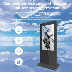 ป้ายดิจิทัลกลางแจ้งขนาด 65 75 86 <span class=keywords><strong>98</strong></span> นิ้ว จอแสดงผล LCD แนวตั้งความละเอียดสูง เครื่องโฆษณาแบบตั้งพื้น จอแสดงผลในลิฟต์ - Product Image 3