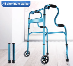 Ventas directas de fábrica Calidad médica Aluminio Plegable <span class=keywords><strong>Personas</strong></span> <span class=keywords><strong>mayores</strong></span> Ayudas para caminar Andador ligero Rollator - Product Image 2