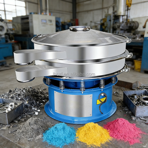 Özelleştirilebilir Döner Gıda Tozu Titreşimli Elek Filtre Ekipmanı Paslanmaz Çelik Titreşimli Elek Ayırma Makinesi - Product Image 1