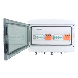 Boîtier de Combinaison Solaire Photovoltaïque DC WSDB-PV1/1 IP65 1/2/3/4 Entrées 1/2/3/4 Sorties pour Chaînes de 1/2/3/4 Coupelles 16A 500V 1000V 1500V pour Système Solaire - Product Image 4