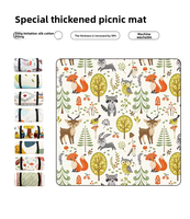 Tapis de pique-nique et couverture imperméables et résistants à l'humidité, coussin de siège portable pour le camping et la randonnée en plein air